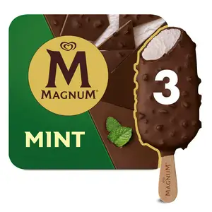 Magnum Mint Ice Cream Sticks 3x100ml