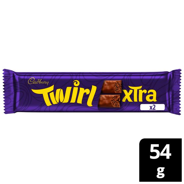 Cadbury 54g Twirl Xtra Duo Chocolate Bar - gallery image 1