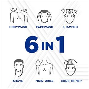 Sanex Men Skin Health Sensitive Care Shower Gel Body Wash 400ml - gallery image 3