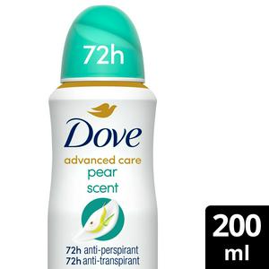 Dove Women Pear & Aloe Vera 72h Advanced Care Antiperspirant Deodorant 200ml