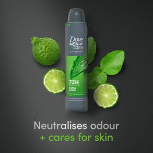 Dove Men+Care Antiperspirant Deodorant Aerosol Extra Fresh 200ml - gallery image 3