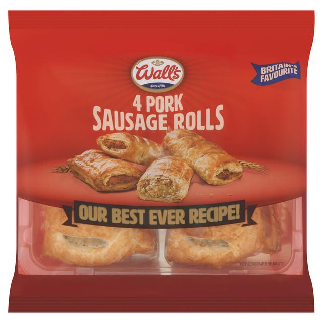 Wall's Pork Sausage Rolls x4 220g - gallery image 1