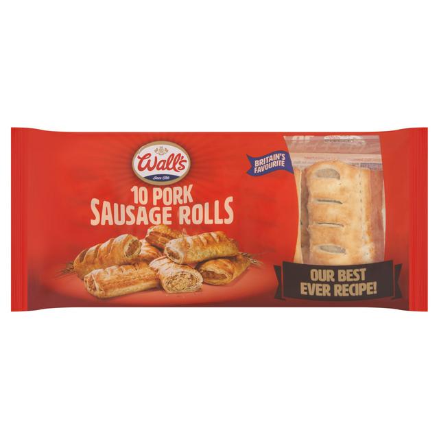 Wall's Pork Sausage Rolls x10 550g - gallery image 1