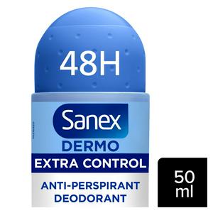 Sanex Derma Care+ Extra Control 72h Antiperspirant Roll-On Deodorant 50ml