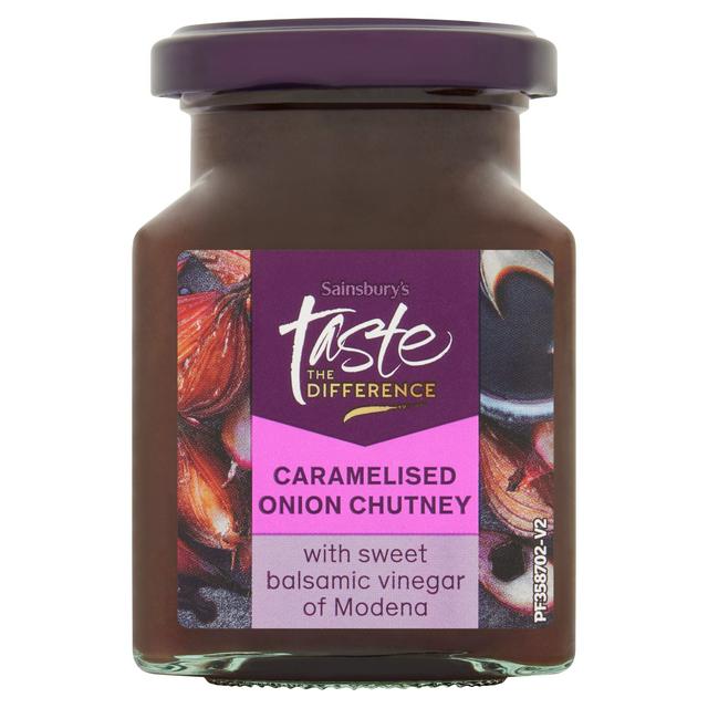 Taste the Difference Sainsbury's Caramelised Onion Chutney, Taste the Difference 230g