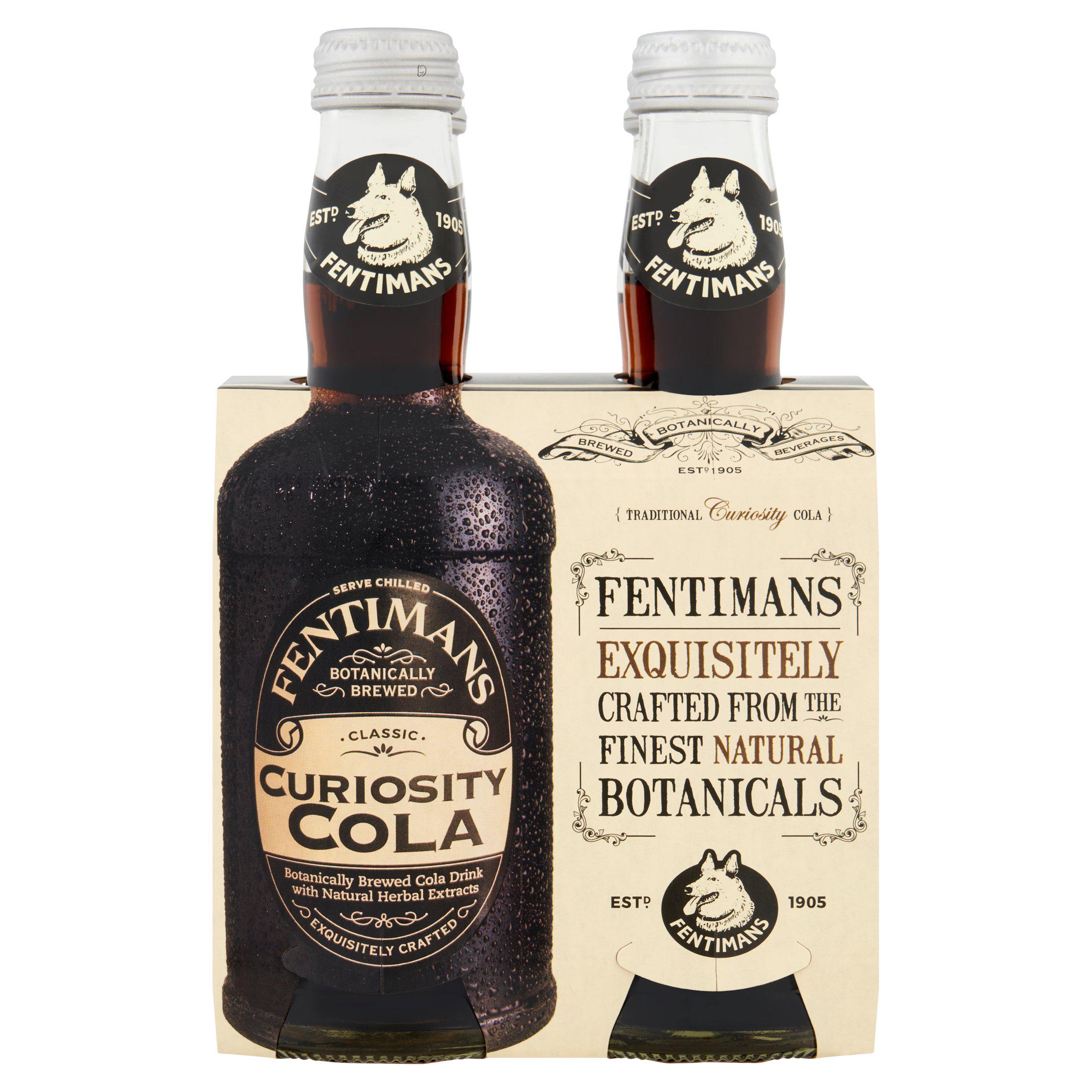 Fentimans Classic Curiosity Cola Botanical Soft Drink 4x275ml
