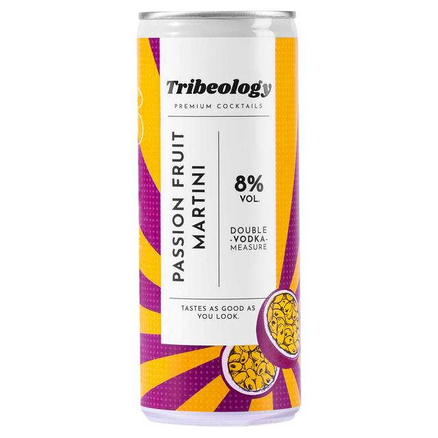 Tribeology Premium Cocktails Passion Fruit Martini 250ml - gallery image 1