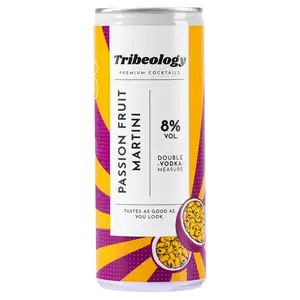 Tribeology Premium Cocktails Passion Fruit Martini 250ml