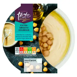 Sainsbury's Extra Smooth Houmous, Taste the Difference 170g