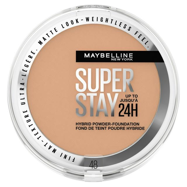 Maybelline Super Stay 24H Hybrid Powder Foundation Medium Full Coverage 48