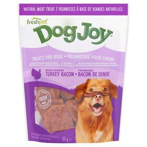 Freshpet Dogjoy Wood Smoked Turkey Bacon Treats For Dogs 85g