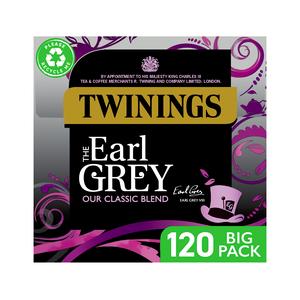 Twinings the Earl Grey Plant Based Tea Bags x120 300g - gallery image 2
