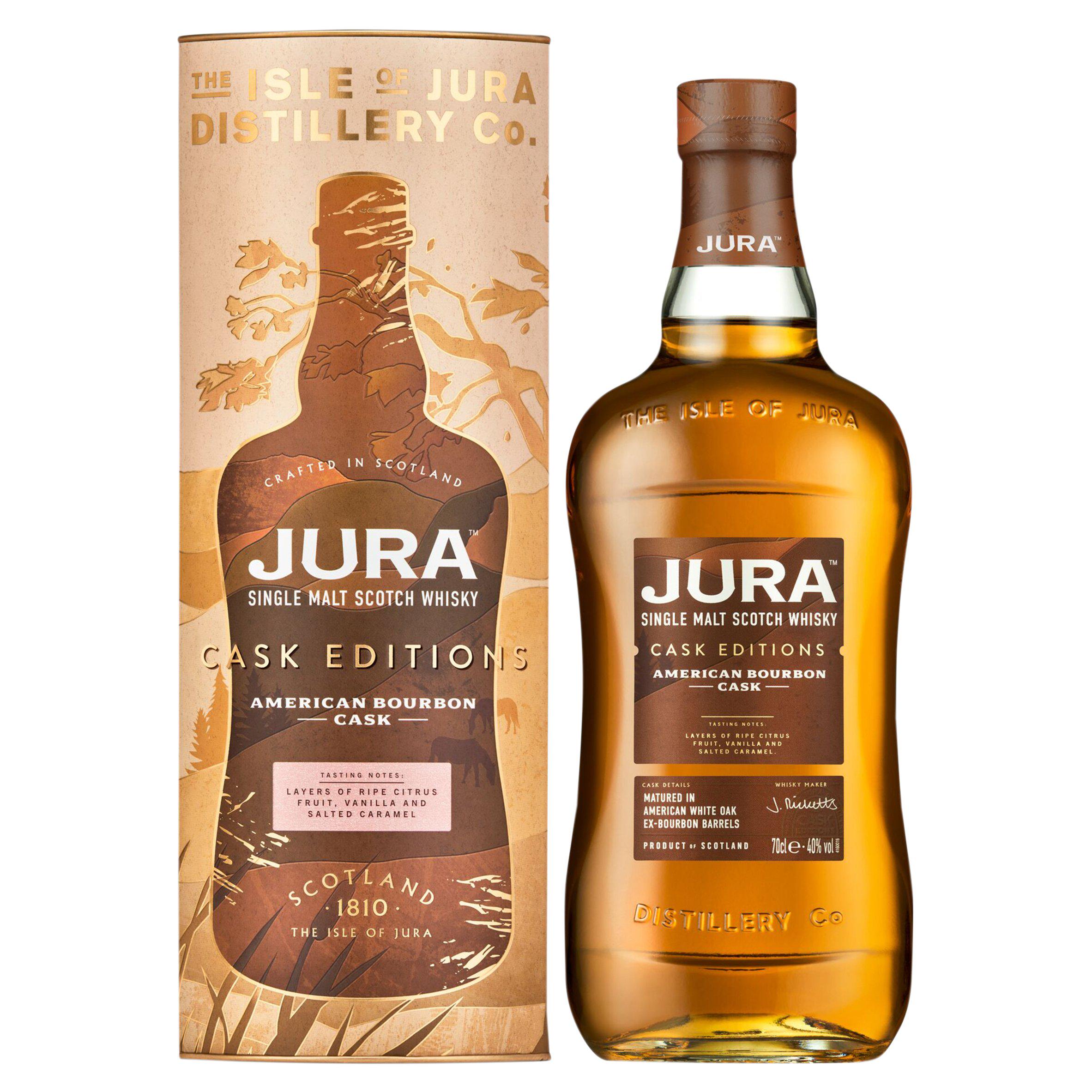 Jura Single Malt Scotch Whisky Bourbon Cask 70cl