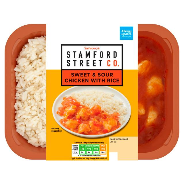 Stamford Street Co. Sweet & Sour Chicken with Rice 400g - gallery image 1