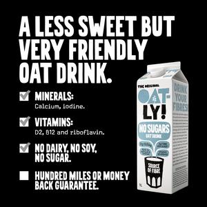 Oatly Oat Drink No Sugars Chilled 1L - gallery image 2