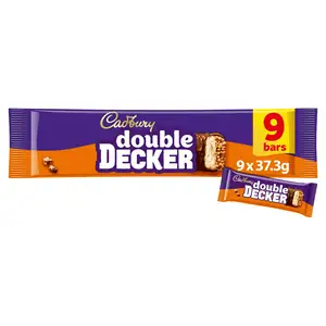 Cadbury Double Decker Chocolate Bar Multipack x9 335.7g