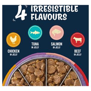Felix Deliciously Sliced Mixed Selection in Jelly Wet Cat Food 12 x 80g - gallery image 2