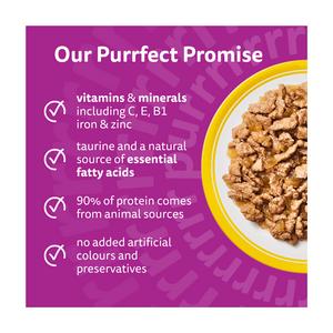 Whiskas 7+ Poultry Feasts in Jelly Senior Wet Cat Food Pouches 40 x 85g - gallery image 2