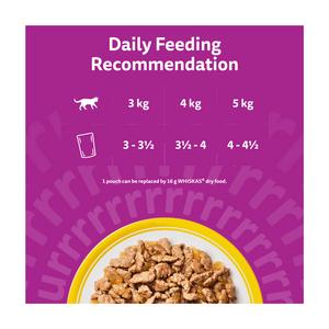 Whiskas 7+ Poultry Feasts in Jelly Senior Wet Cat Food Pouches 40 x 85g - gallery image 4