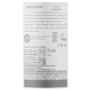 Trivento Reserve White Malbec White Wine 75cl - gallery image 3