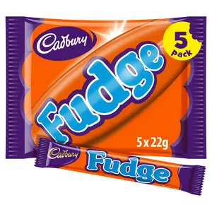 Cadbury Fudge Chocolate Bar Multipack x5 110g