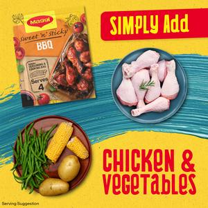 Maggi So Juicy Sweet & Sticky BBQ Chicken Herbs & Spices Recipe Mix 41g - gallery image 3