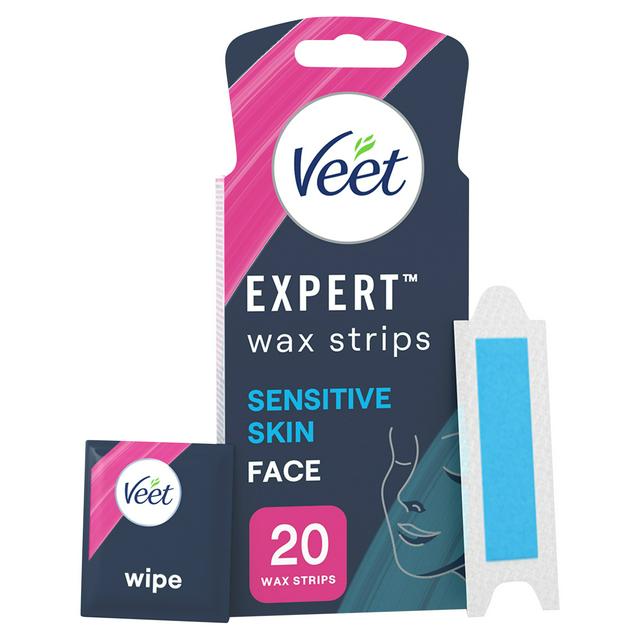 Veet Cold Wax Strips Face Sensitive x20 - gallery image 1