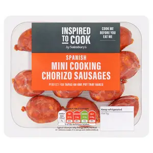 Sainsbury's Inspire to Cook Cooking Spanish Chorizo 190g