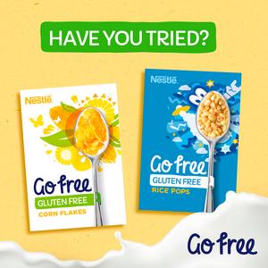 Nestle Go Free Gluten Free Honey Nut Flakes Cereal 350g - gallery image 5