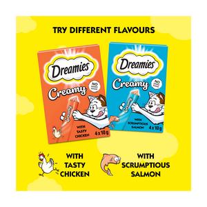 Dreamies Creamy 4 x 10g Cat & Kitten Treat with Chicken - gallery image 5
