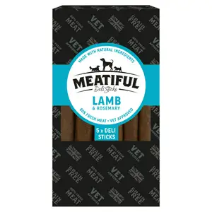 Meatiful Deli Sticks Lamb & Rosemary x5 110g