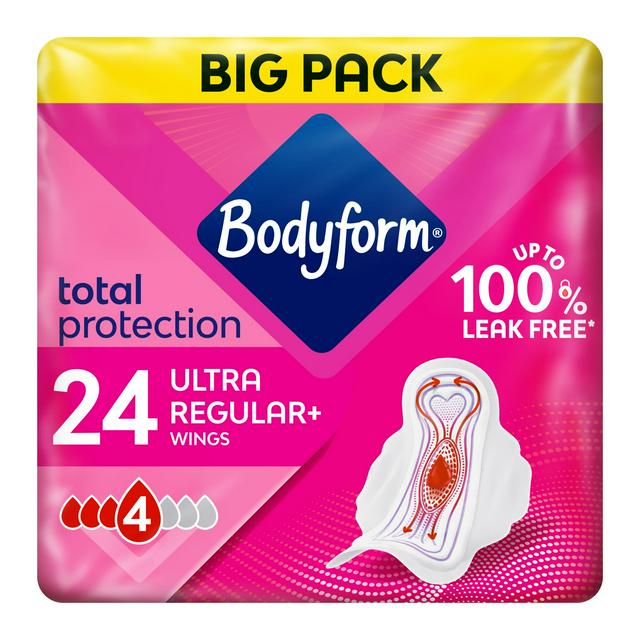 Bodyform Cour-V Ultra Normal Sanitary Towels Wings 24 pack