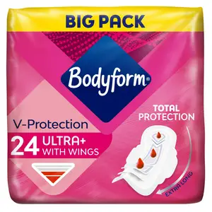 Bodyform Cour V Ultra Normal Sanitary Towels Wings x24