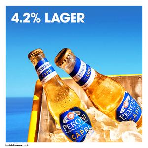 Peroni Nastro Azzurro Stile Capri Beer Lager Bottles 3x330ml - gallery image 4