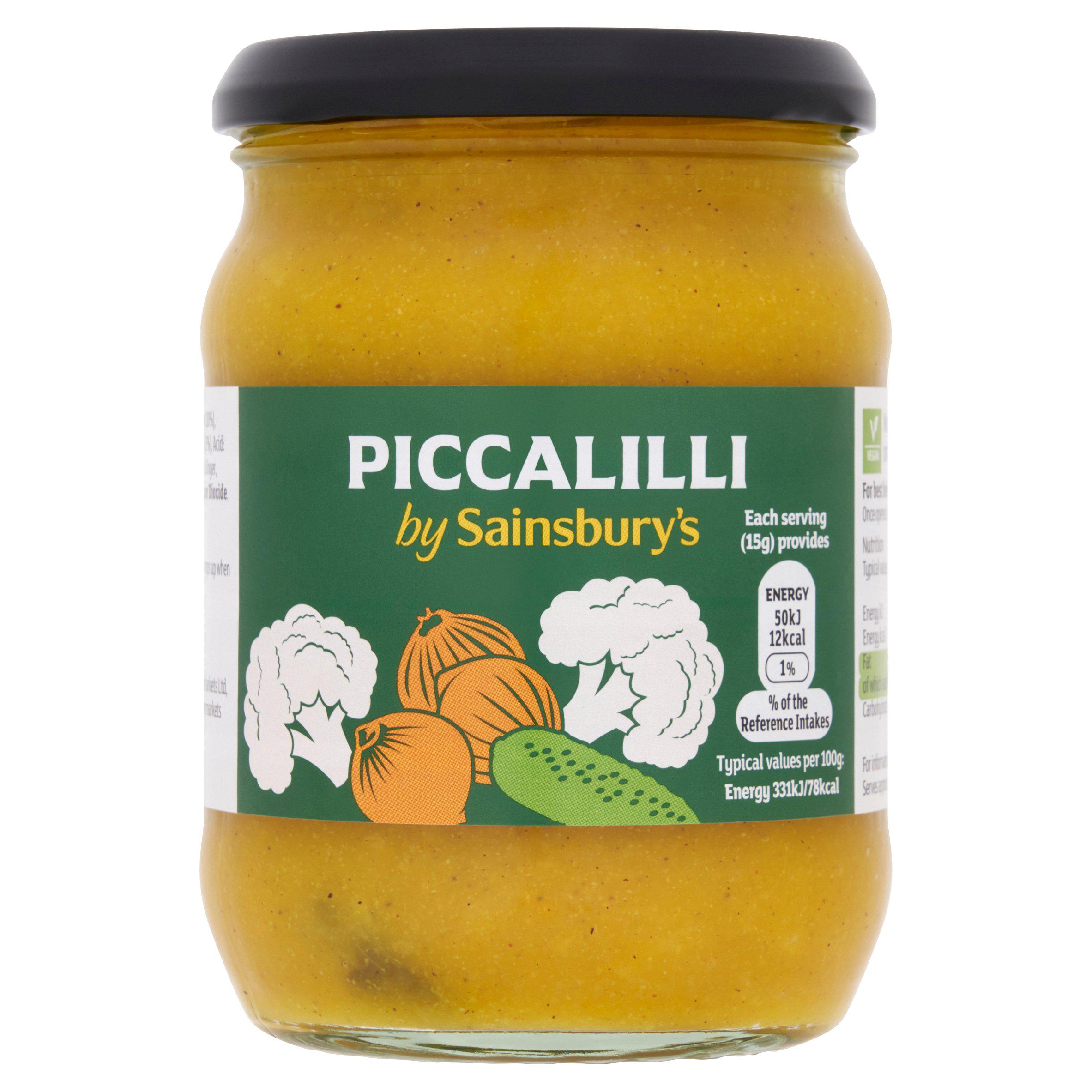 Sainsbury's Piccalilli Mustard Cauliflower Vegetable Relish 350g