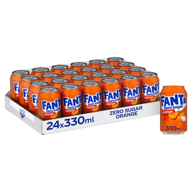 Fanta Orange Zero 24x330ml - gallery image 1
