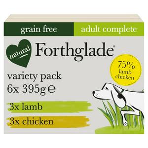 Forthglade Variety Pack Complete Meal Adult Dog Food 1 Year+ 6x395g - video