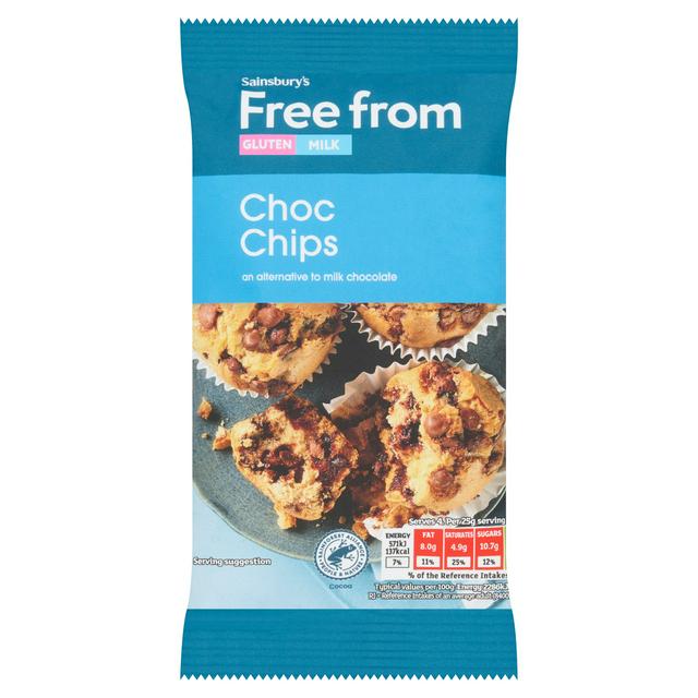 Sainsburys Free From Chocolate Chips 100g