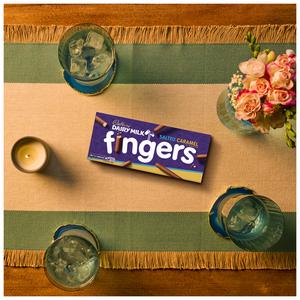 Cadbury Dairy Milk Fingers Salted Caramel Flavour Biscuits 114g - gallery image 2