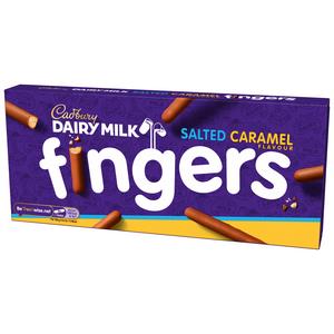Cadbury Dairy Milk Fingers Salted Caramel Flavour Biscuits 114g - gallery image 5
