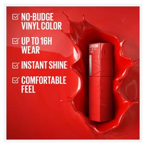 Maybelline SuperStay Vinyl Ink Long Lasting Liquid Lipstick Shine Finish 125 Keen - gallery image 3