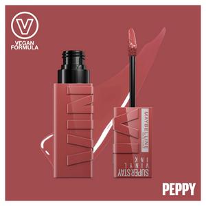 Maybelline SuperStay Vinyl Ink Long Lasting Liquid Lipstick Shine Finish 115 Peppy - gallery image 2