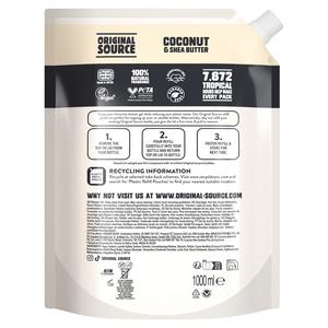 Original Source 1L Coconut & Shea Butter Shower Gel Refill - gallery image 2
