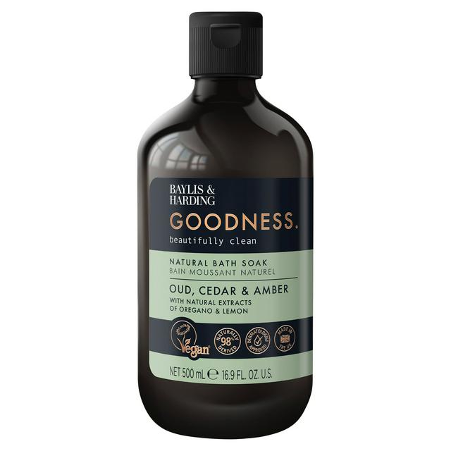 Baylis & Harding Goodness Oud Cedar & Amber Natural Bath Soak 500ml