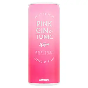 Sainsbury's Pink Gin & Tonic 250ml