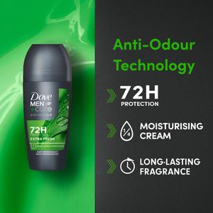Dove Men+Care Antiperspirant Extra Fresh Deodorant Roll On 50ml - gallery image 2