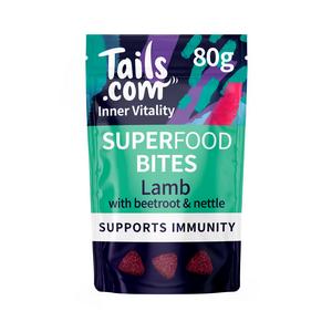 Tails.com Inner Vitality Superfood Bites Lamb with Beetroot & Nettle 80g - gallery image 2