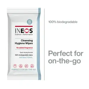 Ineos Antibacterial Sanitiser Wipes x15