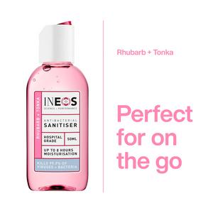 Ineos Rhubarb + Tonka Antibacterial Sanitiser 50ml - gallery image 2