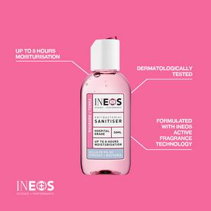 Ineos Rhubarb + Tonka Antibacterial Sanitiser 50ml - gallery image 3
